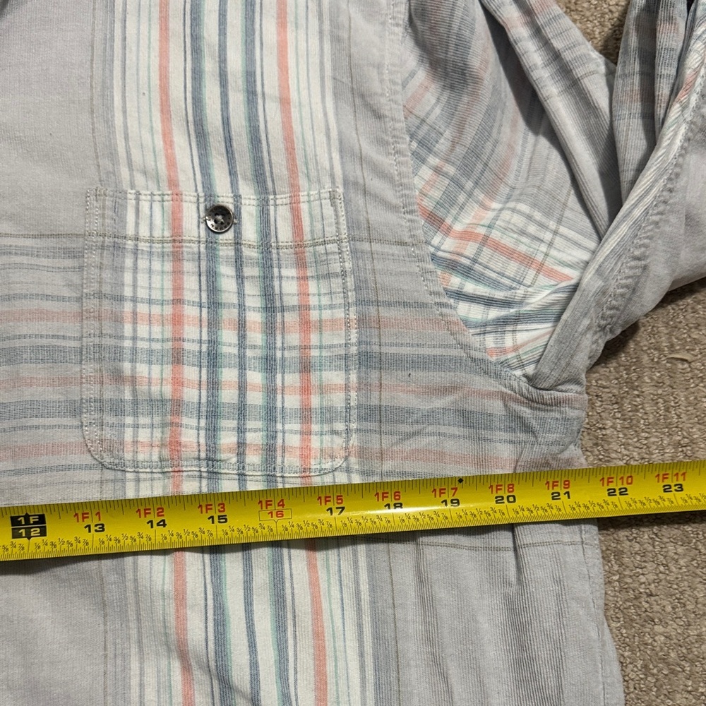 Tommy Bahama Men's Size M Coastline Cord Shirt Corduroy Striped Long Sleeve - Picture 5 of 10